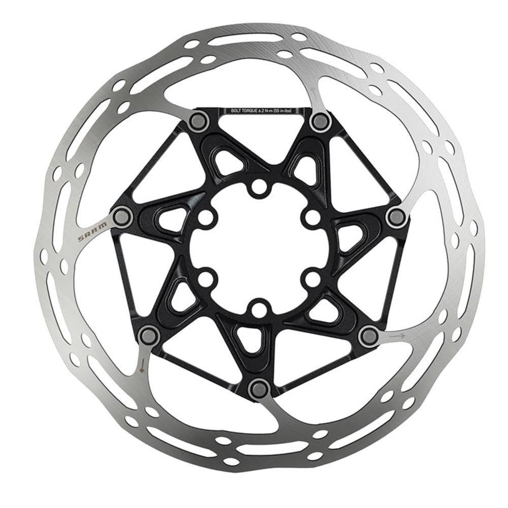 SRAM Centerline X Disc Brake Rotor - 140mm, 6-Bolt, Steel Bolts, Silver/Black