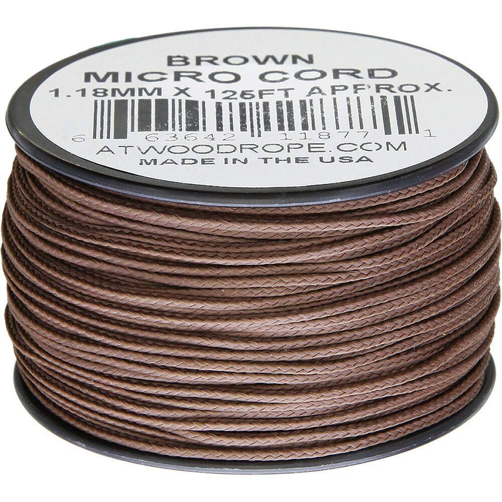 Atwood Rope MFG Micro Cord 125ft Brown