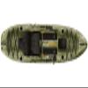 Sun Dolphin Boss 10 SS Fishing Kayak - Sit On Top Fishing Kayak - One Person Angler Kayak - 3 Fishing Rod Holders - Fishing Gear Tracks - Includes Paddle - 12 ft - Grass view 2