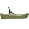 Sun Dolphin Boss 10 SS Fishing Kayak - Sit On Top Fishing Kayak - One Person Angler Kayak - 3 Fishing Rod Holders - Fishing Gear Tracks - Includes Paddle - 12 ft - Grass view 3