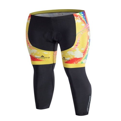 Uriah Women's Cycling Pants 3D Gel Padded Reflective Raibow Sky Size S(CN)