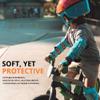 Soft-Style Kids Knee and Elbow Pads with Bike Gloves, Flexible Impact-Resistant Gear for Ages 2-11, Designed for Balance Bikes, Roller-Skating, and Skateboarding (Dinosaur, Small) view 2
