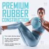 ZIVA Medicine Exercise Ball - Durable Rubber Shell, Easy-Grip Textured Finish - Strength Training, Core Workouts - Turquoise 10lb view 2