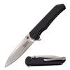 Elite Tactical Manual Folding Knife - ET-FDR002-BK view 1