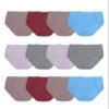 Fruit Of The Loom Womens Beyondsoft Underwear, Super Soft Designed With Comfort In Mind, Available Plus Size, Brief - Cotton Blend - 12 Pack - Colors May Vary, 10 US view 1