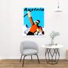 Wee Blue Coo Travel Tourism Winter Sport Ski Snow Alpine Austria Art Large Framed Art Print Poster Wall Decor 18x24 inch view 2