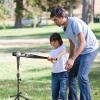 BaseGoal Batting Tee Baseball Tee, Softball Travel Portable Tee Tripod Stand Rubber Tee for Batting Training Practice with Carrying Bag view 2