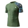 Men's Splice UV Sun Protection UPF 50+ Skins Rash Guard Short Sleeves(Aborigines,M) view 1