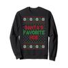 Santa's Favorite Hoe Sweater Funny Christmas Womens Gift view 1