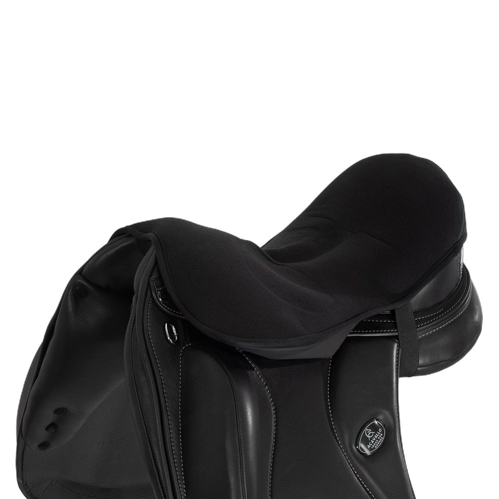 Acavallo Gel Seat Saver Dressage Dri-Lex Ortho-Pubis, Color Black, Size Medium (AC515-09-MD)