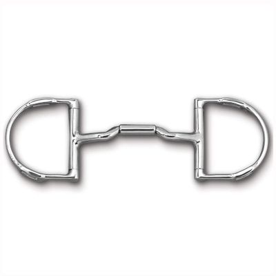 Myler English Pony Dee with Hooks with Stainless Steel Mullen Barrel Low Port
