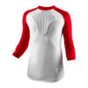 McDavid Youth HEX Sternum Raglan 3/4 Sleeve Shirt (Small, Scarlett) view 1