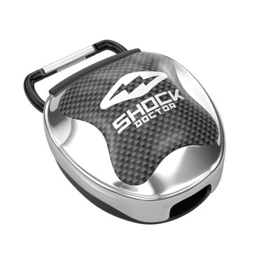 Shock Doctor Mouth Guard Case, Ventilated, Universal Storage for Mouthguard, Adult & Youth Sizes
