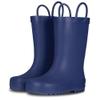 LONECONE Rain Boots with Easy-On Handles in Matte Colors for Boys and Girls, Play-Proof Flexible Rubber, Durable Non-Slip Treads, Kid-Friendly for Hours of Joy - Ribbon Blue, 7 Toddler view 1