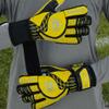 K-LO Goalkeeper Gloves: Savage Rise Soccer Goalie Gloves - Yellow Size 10 (Unisex, Youth, Kids & Adult) - Fingersaves for Protection | Strong Grip Palm view 2