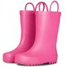 LONECONE Kids Rain Boots in Matte Colors - Bubblegum Pink, 9 Toddler view 1
