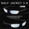 3 Pair Polarized Replacement Lenses for Oakley OO9144 Half Jacket 2.0 Pack-BSG11 view 3