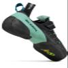 SCARPA Women's Instinct VS Rock Climbing Shoes for Sport Climbing and Bouldering - Low-Volume, Women's Specific Fit - Black/Aqua - 7.5 Women view 3