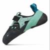 SCARPA Women's Instinct VS Rock Climbing Shoes for Sport Climbing and Bouldering - Low-Volume, Women's Specific Fit - Black/Aqua - 7.5 Women view 4