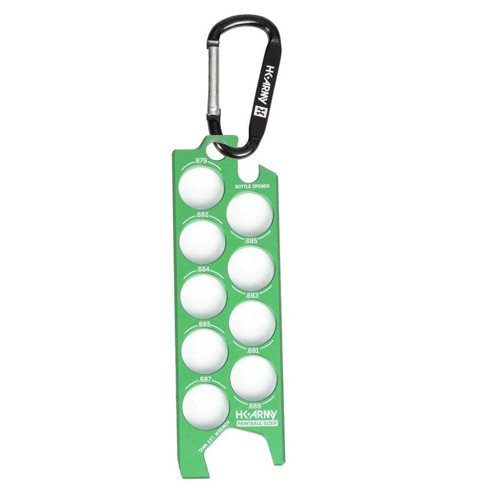 HK Army Ball Sizer Guide (Neon Green)