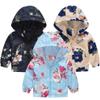 Baby Toddler Boys Girls Fall Spring Clothes Jacket 1-5 Years Old Kids Floral Flowers Hoodie Coats Tops (3-4 Years Old, Black) view 3