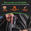 TRUGLO Tritium Pro Compact Night Sights with Daylight White Dots, Night Tritium Dots & Focus Lock Front Ring for CZ Handguns, Black view 3