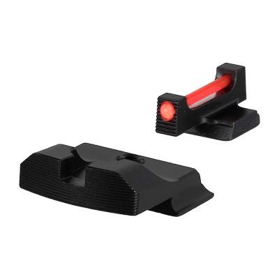 TRUGLO Fiber-Optic Pro Handgun Night Sight with Extra Fibers & Reflector Tape | Compact Durable Competition High-Visibility Sight for Handguns, Compatible with Smith & Wesson M&P