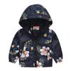 Baby Toddler Boys Girls Fall Spring Clothes Jacket 1-5 Years Old Kids Floral Flowers Hoodie Coats Tops (2-3 Years Old, Black) view 1