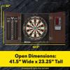Viper by GLD Products Vault Deluxe Dartboard Cabinet with Integrated Pro Score,Mahogony Finish, One Size, Multicolor view 2