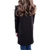 Girls Kids Long Sleeve Solid T-Shirt Blouse Tops Spring Clothes 6-14 Years Old Children Knot Front Shirt (11-12 Years Old, Black) view 4