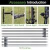 IS-TONGTU Archery Bows for Adults, Takedown Aluminum Alloy Riser Bow and Arrow Set for Adults Beginners, 30 40 Lbs Right Hand Archery Set with 12 Arrows Recurve Kit view 3