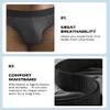 DAVID ARCHY Men's Underwear Briefs Rayon Made from Bamboo Wicking-Moisture Support Pouch Soft Underwear for Men 4 or 7 Pack (S, Dark blue/dark grey) view 4