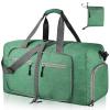 Dimayar 85L Travel Duffle Bag for Men Women - Foldable Duffel Bag with Shoes Compartment - Overnight Bags Waterproof & Tear Resistant(Forest Green) view 1