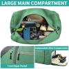 Dimayar 85L Travel Duffle Bag for Men Women - Foldable Duffel Bag with Shoes Compartment - Overnight Bags Waterproof & Tear Resistant(Forest Green) view 4