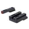 TRUGLO TFX PRO Handgun Sight | Compact Snag-Free Durable Shock-Resistant Glowing Tritium & Fiber-Optic Xtreme Night Sight with High Contrast Orange Front Ring, Compatible with CZ P10 Handguns view 1