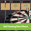 Deluxe Viper Dartboard Bundle with Cabinet, Integrated Pro Score, AIM 360 Sisal Dartboard, Dart Laser Line, Black Mariah Steel Tip Darts view 4