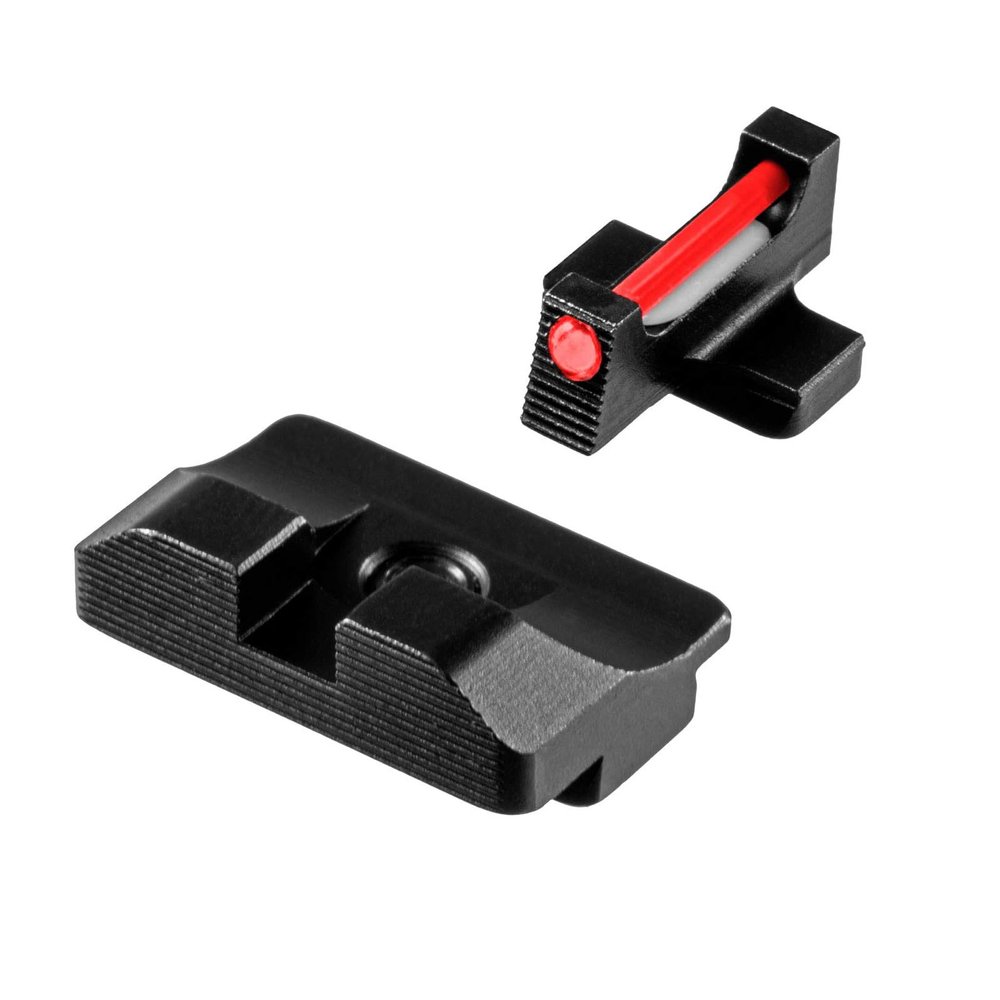TRUGLO Fiber-Optic Pro Handgun Night Sight with Extra Fibers & Reflector Tape | Compact Durable Competition High-Visibility Sight for Handguns, Compatible with Springfield XD
