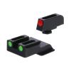 TRUGLO Fiber-Optic Handgun Night Sight | Compact Durable Snag-Resistant High-Visibility Red Front & Green Rear Sight, Compatible with S&W M&P EZ 380 Handguns view 1