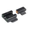 TRUGLO Tritium Pro Night Sights, Compatible with Smith & Wesson M&P Bodyguard 380 | Glow-in-The-Dark Front & Rear Gun Sight Set with Orange Focus Lock Front Ring view 2
