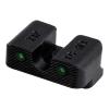 TRUGLO Tritium Pro Handgun Night Sights, Compatible with Springfield Armory XD Series | Compact Durable Glow-in-The-Dark Front & Rear Gun Sights with Orange Focus Lock Front Ring view 3
