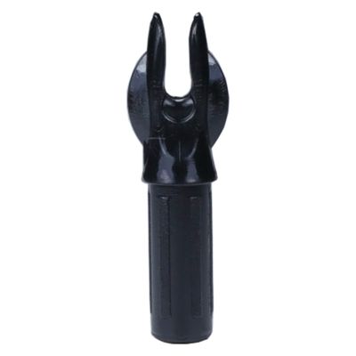 Zhan Yi Arrow Knocks 6.2MM(0.244-0.246) 60 Pack Accessories Insert Nocks for Archery Standard Size Arrows(Black)