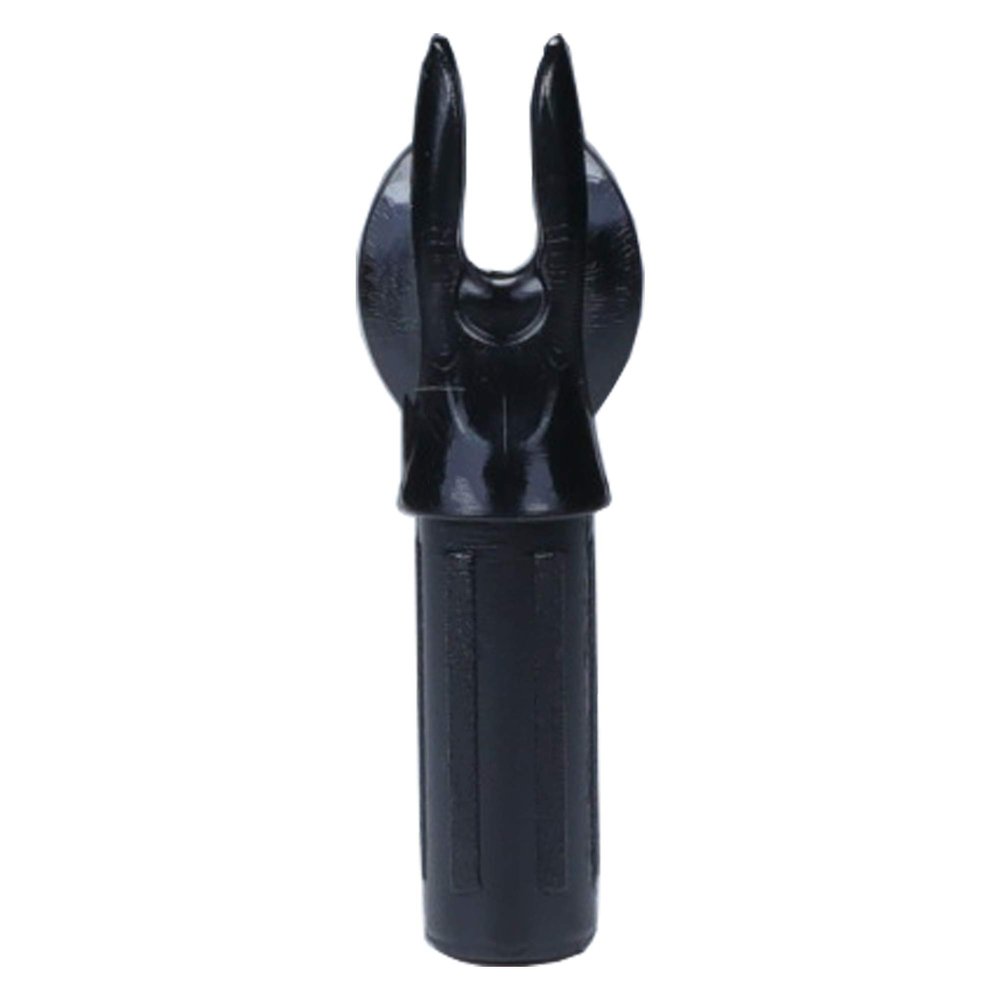 Zhan Yi Arrow Knocks 6.2MM(0.244-0.246) 60 Pack Accessories Insert Nocks for Archery Standard Size Arrows(Black)