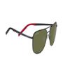Serengeti Spello Shiny Black/Black/Red Mineral Polarized 555Nm Spello Shiny Black/Black/Red Mineral Polarized 555Nm, Black, Mineral Polarized 555nm, One Size view 1