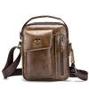 BULLCAPTAIN Genuine Leather Sling Bag Men Bags Small Shoulder Crossbody Bag for Men Everyday Casual Travel Messenger Bag Handbag view 1