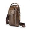BULLCAPTAIN Genuine Leather Sling Bag Men Bags Small Shoulder Crossbody Bag for Men Everyday Casual Travel Messenger Bag Handbag view 3