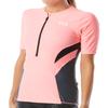 TYR TSSCOF6A194S Women's Comp S/S Top Grey/Coral S view 1