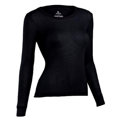 Indera Women's Performance Rib Knit, Black, 2X