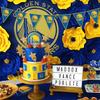 Golden State Warriors Blue Plastic Pennant Banner - 12' x 10" (Pack Of 1) - Perfect For Indoor/Outdoor Celebrations & NBA Fan Decor view 3