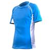 Sharkskin Rapid Dry Range Short Sleeve, Blue/White, Size: Small view 1