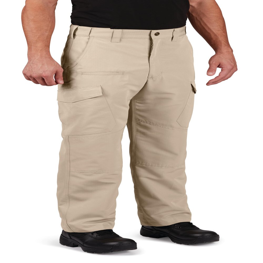 Propper Men's Edgetec Tactical Pants, Khaki, W: 44'' x Large: 32''